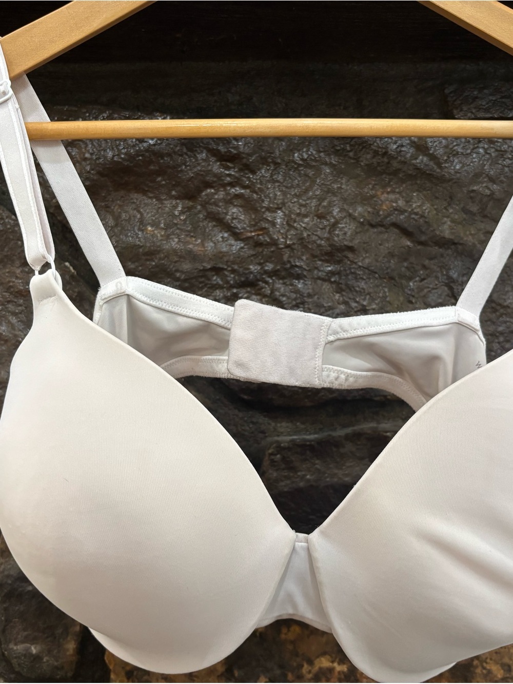 Warner's White Seamless T-Shirt Bra